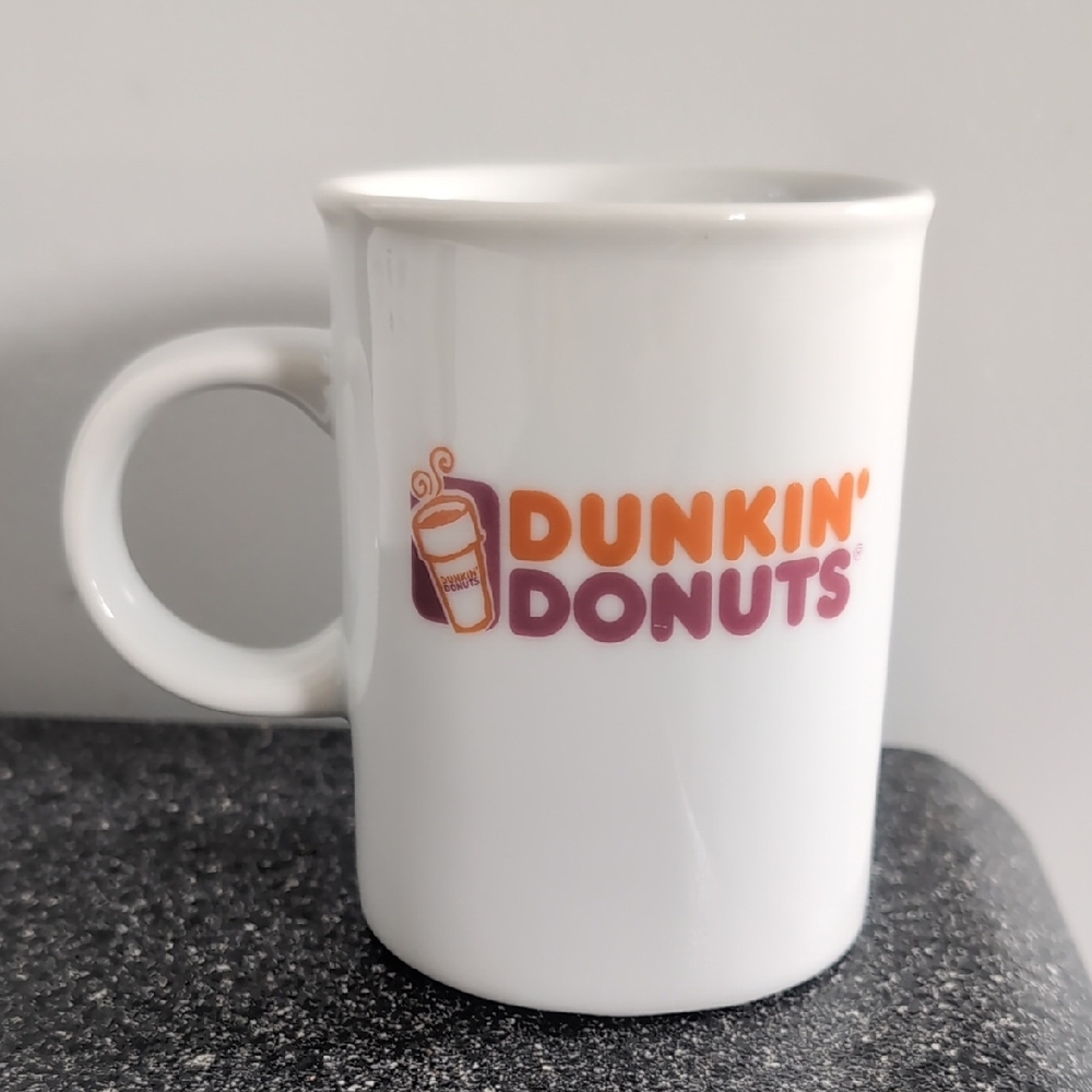Dunkin' Donuts White Coffee Mug